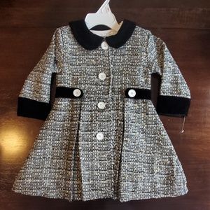 Blueberi boulevard matching coat and dress